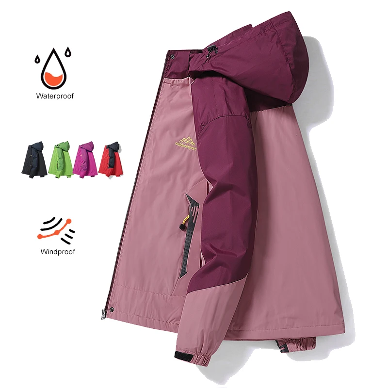 Cycling Rain Jacket Commute - Giacca da trekking primaverile da donna