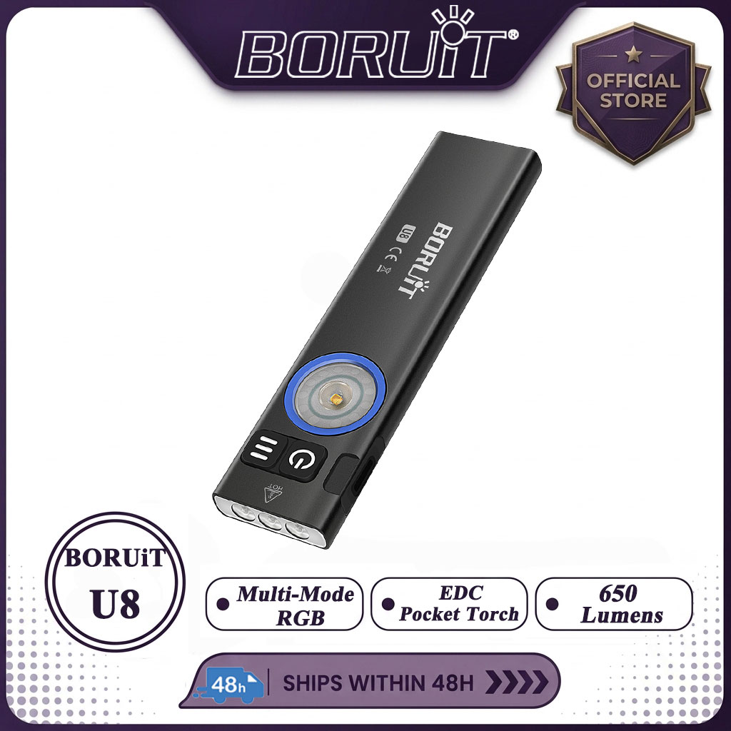 BORUiT U8 650LM EDC Torcia LED - Cycling To Work recensione e prezzo
